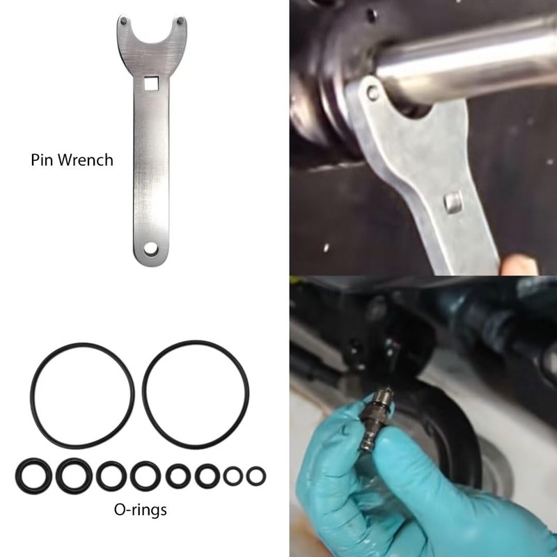 Front Mount Hydraulic Steering Cylinder Seal Kit HC5340 HC5341 HC5342