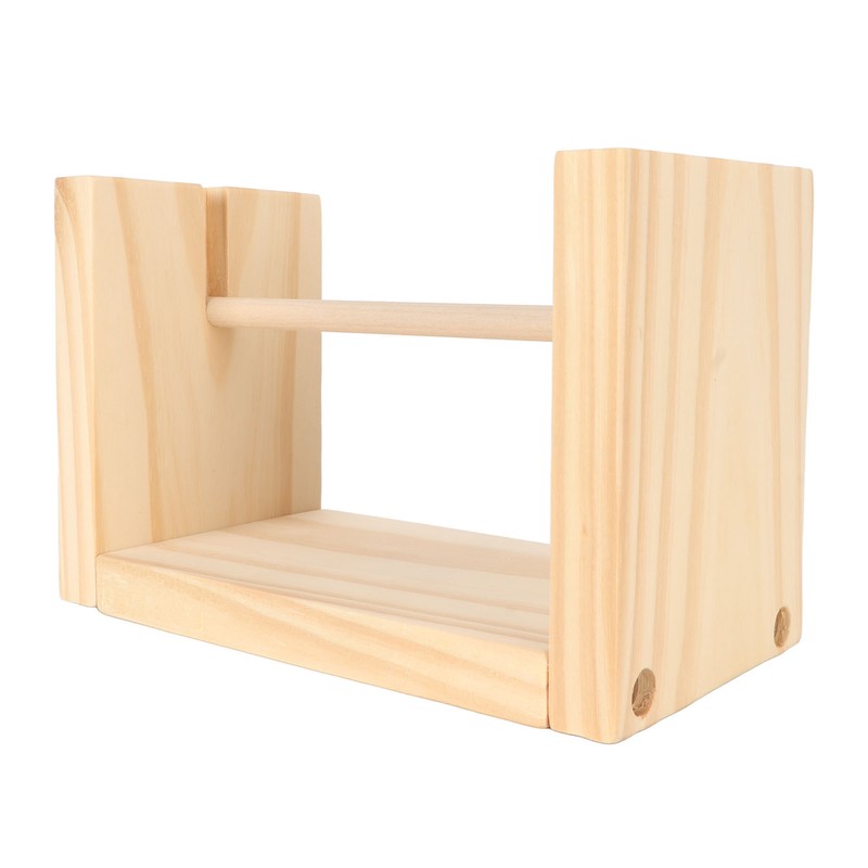 Horizontal Yarn Holder 20cm Spindle Length Increase Speed DIY Wooden