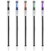 PENTEL SUPERB BK77 PACK OF 5 ASSORTED COLOURS - BLACK,