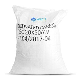 WECO Coco Shell Acid Washed Carbon for Chlorine Removal - 1 cu.ft (20 x 50 MESH)