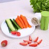 Romeeton Vegetable Divider, Cucumber Carrot Strawberry Fruits Splitter Cutting Slicer
