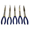 11” Long Needle Nose Pliers Set 5-Piece Plier Kit (Storage