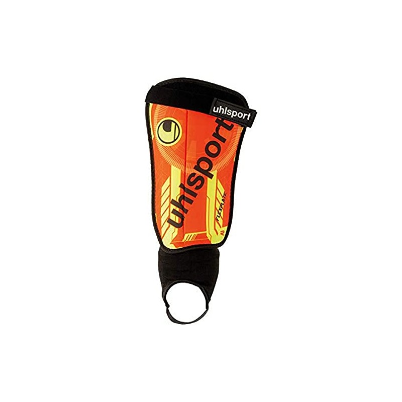 Uhlsport Unisex - Adult Flex Plate Shin Guards, Fluo Orange/Fluo