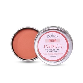 Biotiks Rubor en Polvo Compacto, para Piel Grasa y Sensible, con Avena y Betabel, FPS15 (jamaica)