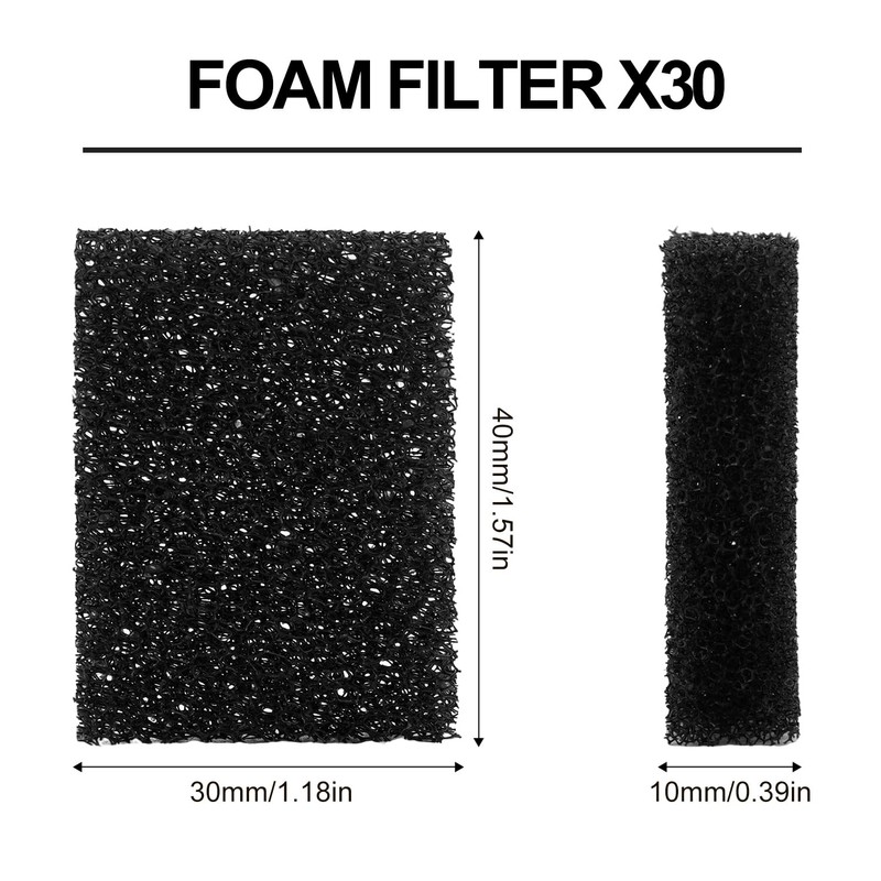 30pcs Pet Fountain Replacement Filter, Cat Drink Water Filter Replace