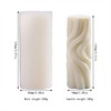 Tone Fun Water Ripple Cylinder Shape Candle Silicone Molds for