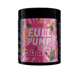 CNP Professional Full Pump, Strong Stim Free Energy and Muscle Pumps Pre-Workout Powder, 20/40 Servings, 300g, 4 Flavours Available (Tropical Thunder)