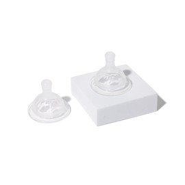 Motif Medical Replacement Slow Flow Nipples for Roam Baby Bottle - Dishwasher-Safe, Silicone Newborn Bottle Nipples - for Comfortable Feeding (Pack of 2)