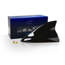 Ramble - Shark Antenna Car Accessory for Nissan Pathfinder Leaf Rogue Pulsar Kicks Juke (Strengths Style, Black)