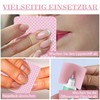 VEGCOO 1200 Stück Nagellackentferner Pads Nail Reinigungstücher mit 1 Schwarze