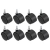 PATIKIL Office Chair 2" Replacement Wheels 8 Pack Nylon Executive