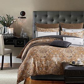 Boho Floral Duvet Cover Queen Size Set Vintage Floral Duvet Cover Bedding Set Comforter Cover Set Smooth Soft Floral Bedding Collection 1 Duvet Cover with 2 Pillowcases (ASLD Queen)