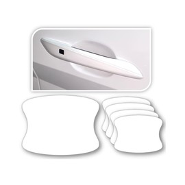 QLim 3M 5pcs Car Door Handle Cup Protector/Sticker/Guard, 3M PPF(Paint Protection Film) Pro Series, Clear(Transparent), Anti Scratch, Universal Fit for Most Cars (Clear Pro/5pcs)