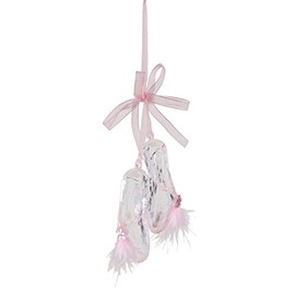 Gallerie II Crystal Ballet Shoes Christmas Xmas Ornament Festive Winter Holidays Home Hanging Artificial Tree Décor Decoration Multi