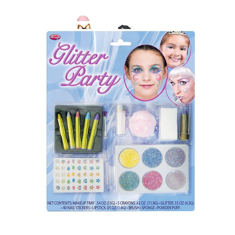 Fun World 9636CFW Party Glitter Makeup Kit