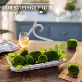 Hanobe Decorative Wood Dough Bowl: Long Wooden Centerpiece Table Decorations Natural Candle Holder Tray Decor Rustic Unfinished Trough Centerpieces for Dining Room Kitchen, White