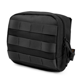 Mardingtop Molle Admin Tactical Utility Pouch,Military Small Molle Pouch，EDC Tool Pouch Bag (Black New)
