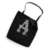 Letter A Aviation Airplane Cute Attendant of Flight Tote Bag