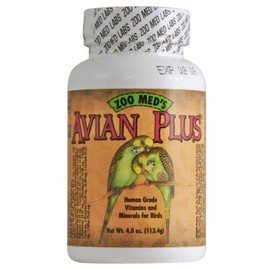 Zoo Med Laboratories BZMA378 Avian Plus Bird Vitamins, 8-Ounce