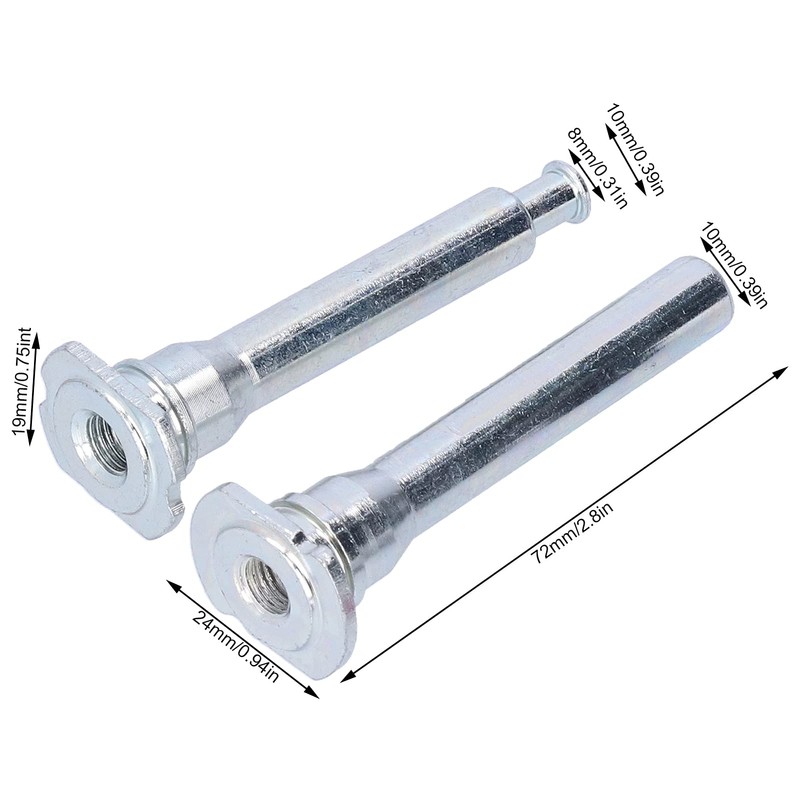 Brake Caliper Slider Kit, Front Brake Caliper Slider Pin Guide