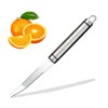 Setaria Viridis Stainless Steel Serrated Grapefruit Knife, 3.9 inches, Silver,