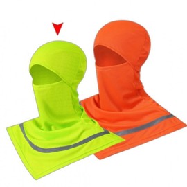 Reflective Fluorescent Motorcycle Neck Warmer Balaclava Fluorescent 10ea