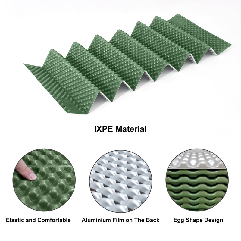 YIKI Closed Cell Foam Sleeping Pad for Camping, 72.8x22 inch,