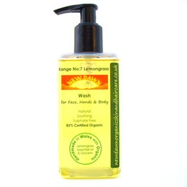 Hand & Body Wash, Shower Gel, Liquid Soap, Handmade. Vegan. Natural Skin Care (Lemongrass Wash, 250 ml)