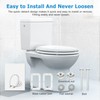 GarveeTech Toilet Seat With Toddler Seat Built In, Round Toilet