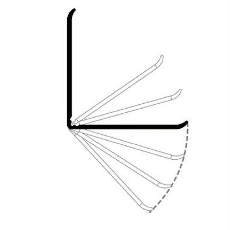 Home Smart White UPVC Plastic Flexi Flexible Angle Trim 15mm