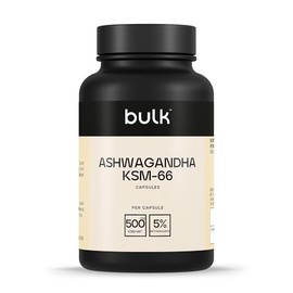 Bulk KSM-66 Ashwagandha Capsules, 500 mg, 500 mg, 90 Capsules