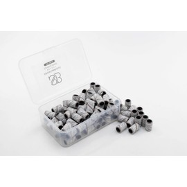 Spontaneous Beauty 100 PCS Premium Zebra Sanding Band (80 Grit, Zebra)