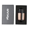 Xikar ELX Double Jet Flame Lighter with 9mm Cigar Punch,
