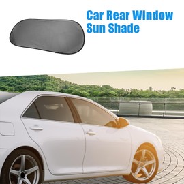 A ABSOPRO Rear Window Sun Shade 39 x 20 Inches Foldable with Suction Cups