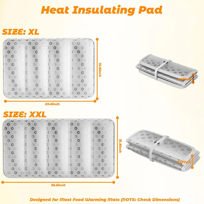 Heat Resistant Mats for Countertop, 35.4×15.7 in