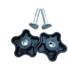 Handle Knob and Screw Bolt Washer Kit for Repair Snow throwers and Lawn mowers Parts Fits Toro Lawn Mowers/Snow Blowers 92-2260 and 106-4161,107-3844 (2 Pack)