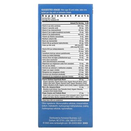 Men&#39;s One Daily 50 Plus Multivitamin High Potency Veggie 60 tablets / 맨스 원 데일리 50플러스 멀티비타민 하이포텐시 베지 60정