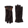 camel active Men's leather gloves, Asphalt, m