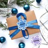 JarThenaAMCS 24 Packs Winter Snowflake Sticky Notes Pink Blue Purple