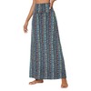 Women's Summer High Waist Boho Yoga Maxi Skirt Elastic Pull