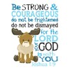 Moose Arctic Animal Christian Bible Verses Quotes Nursery Kids Room