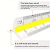 Plastic triangular scale, 30 cm scale ruler, plastic scale ruler,