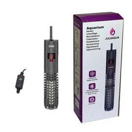 JULIAQUA Aquarium Heater, Aquarium Thermostatic Heater, Aquarium Heater, Aquarium Heater Heater Rod Aquarium Aquariums (50 W)