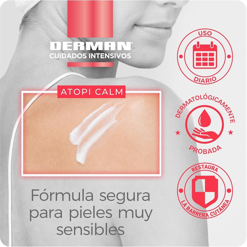 Derman Atopi Calm Emulsión Corporal │ Urea-D 5% + Avena