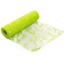 Protinam Sizoweb Table Runner, 30 cm wide, 5 m or 20 m long, in Various Colours, for decoration at a Barbecue, in Summer, at Easter, Christmas or Weddings, Manually Cut to Length, 25m