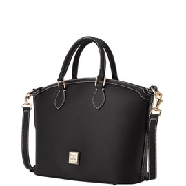 Dooney & Bourke Handbag, Saffiano Domed Satchel - Black