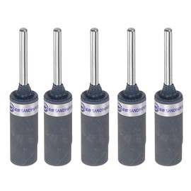 QUARKZMAN 1500 Grit Sandpaper Rolls, 3mm Shank, Sanding Drums, Sleeves, Cylinder Grinding Head for Woodworking, Glass, Metal, Polishing