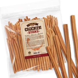 Gootoe Chicken Dog Treats – Chicken Sticks 1.5 lb – All Natural, Hypoallergenic & Grain-Free, Low Fat, Premium Training Chews, Healthy & Easily Digestible, Resealable Bag