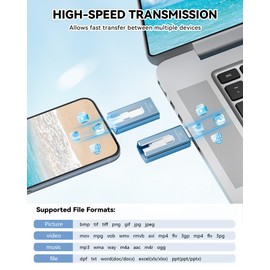USB Memory Card Reader Adapter, Universal Computer Connector, PC Compatible