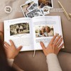 Lanpn Grandparents Life Story Journal Book with Prompts, Linen Legacy